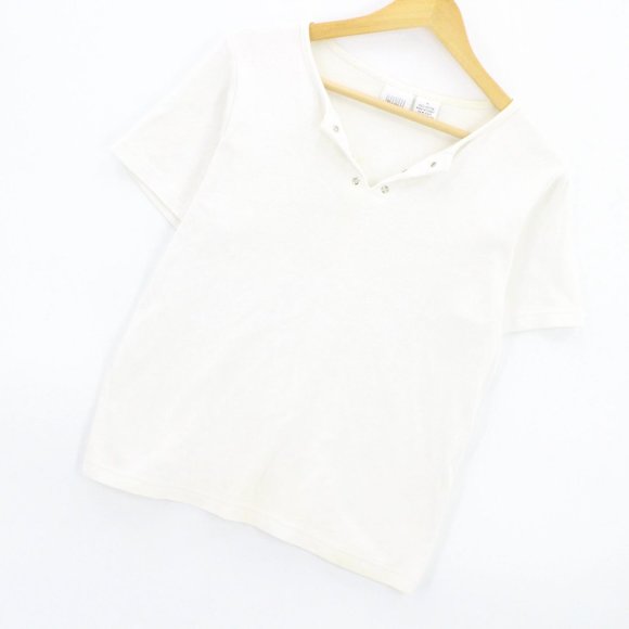 Vintage Maxwell Jason T-shirt Top Women's Casual White Short Sleeve Pullover M - Picture 2 of 7